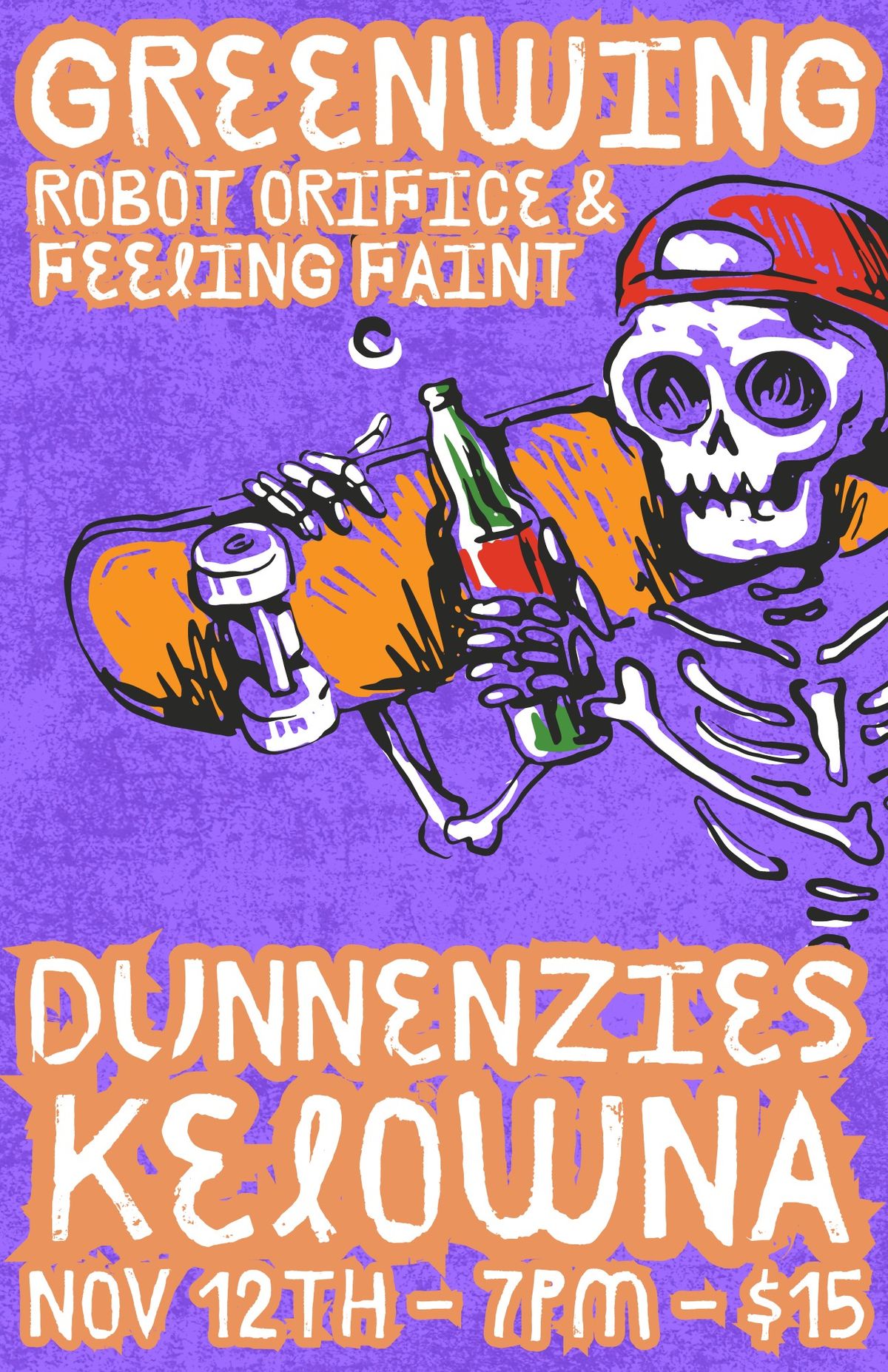 GreenWing w\/ Robot Orifice & Feeling Faint @ DunnEnzies (Downtown)