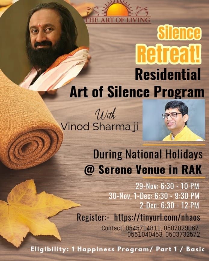 Silence Retreat in RAK