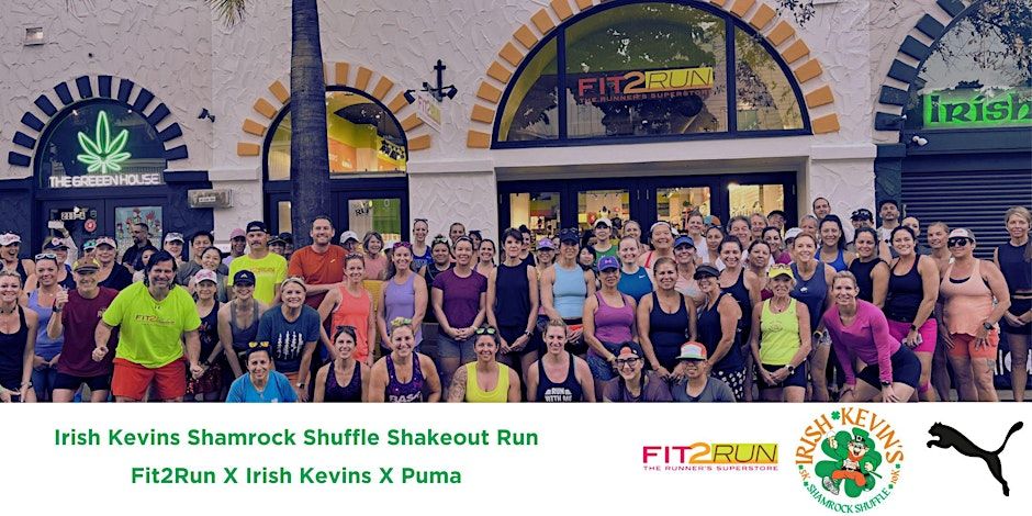 Fit2Run X Irish Kevins X Puma - IK 5K Shamrock Shuffle Shakeout Run