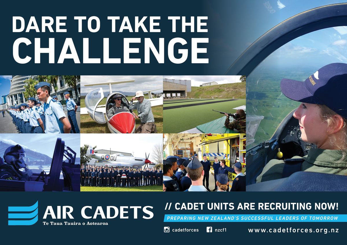 DARE TO TAKE THE CHALLENGE  - No. 32 (Borough of Feilding) Squadron Air Training Corps