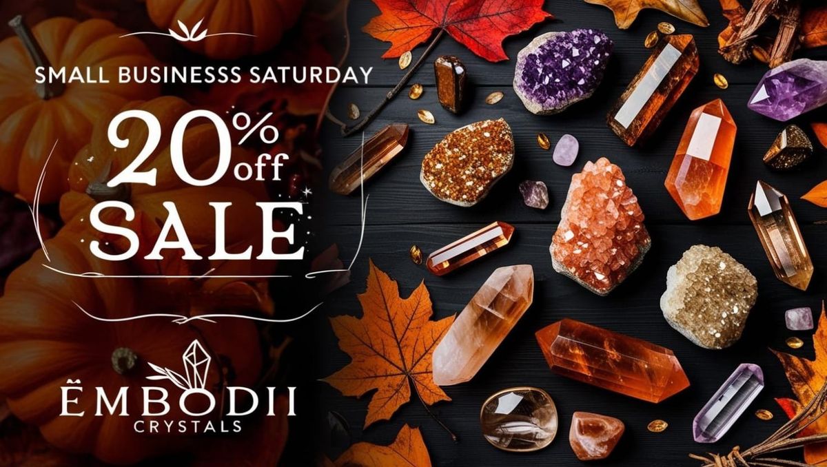 Small Business Saturday 20% Off Sale!