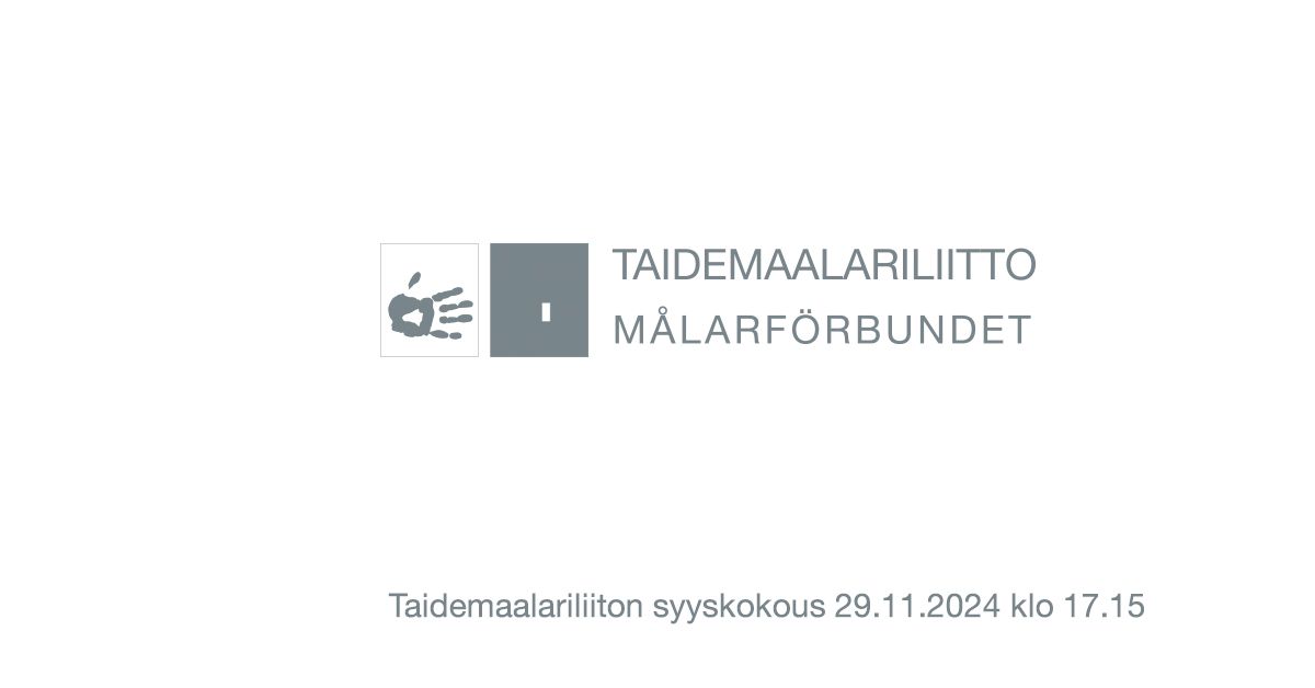 Taidemaalariliiton syyskokous 2024 (j\u00e4senille)