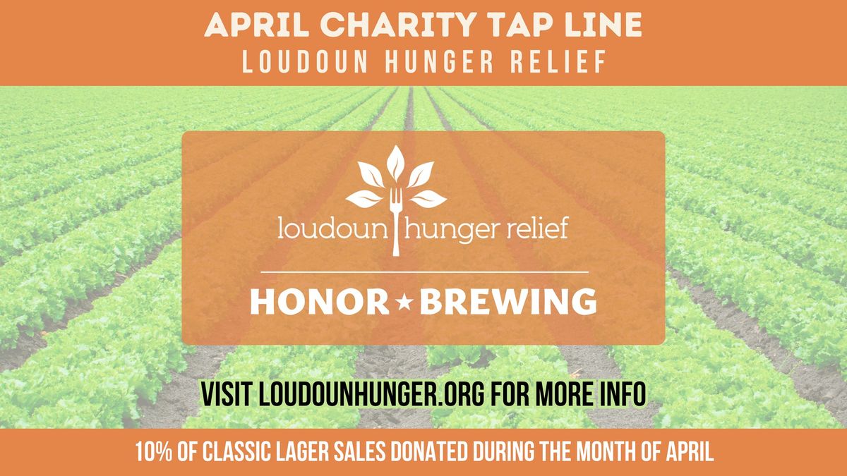 April Charity Tap Line: Loudoun Hunger Relief