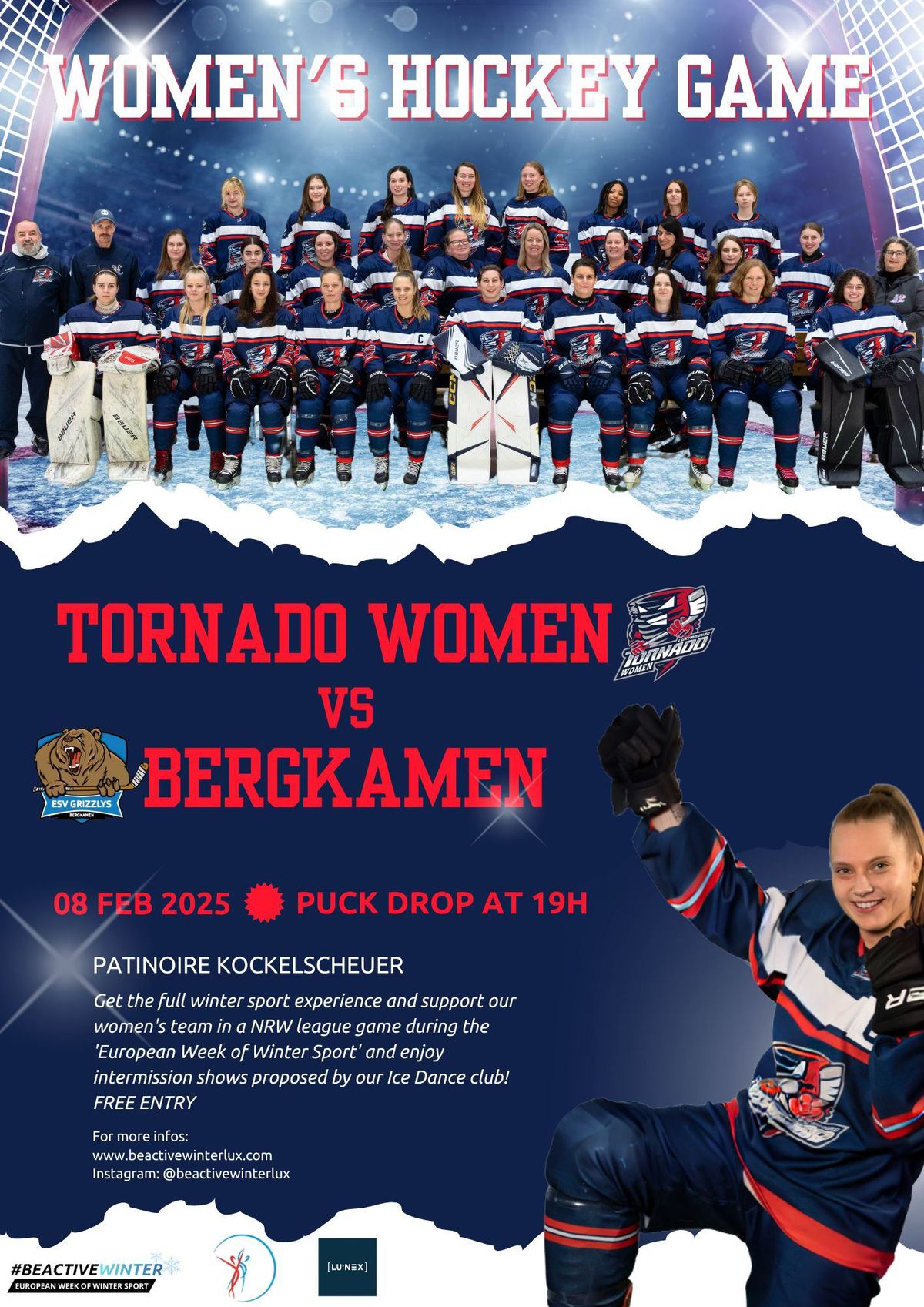 Tornadowomen vs Bergkamen