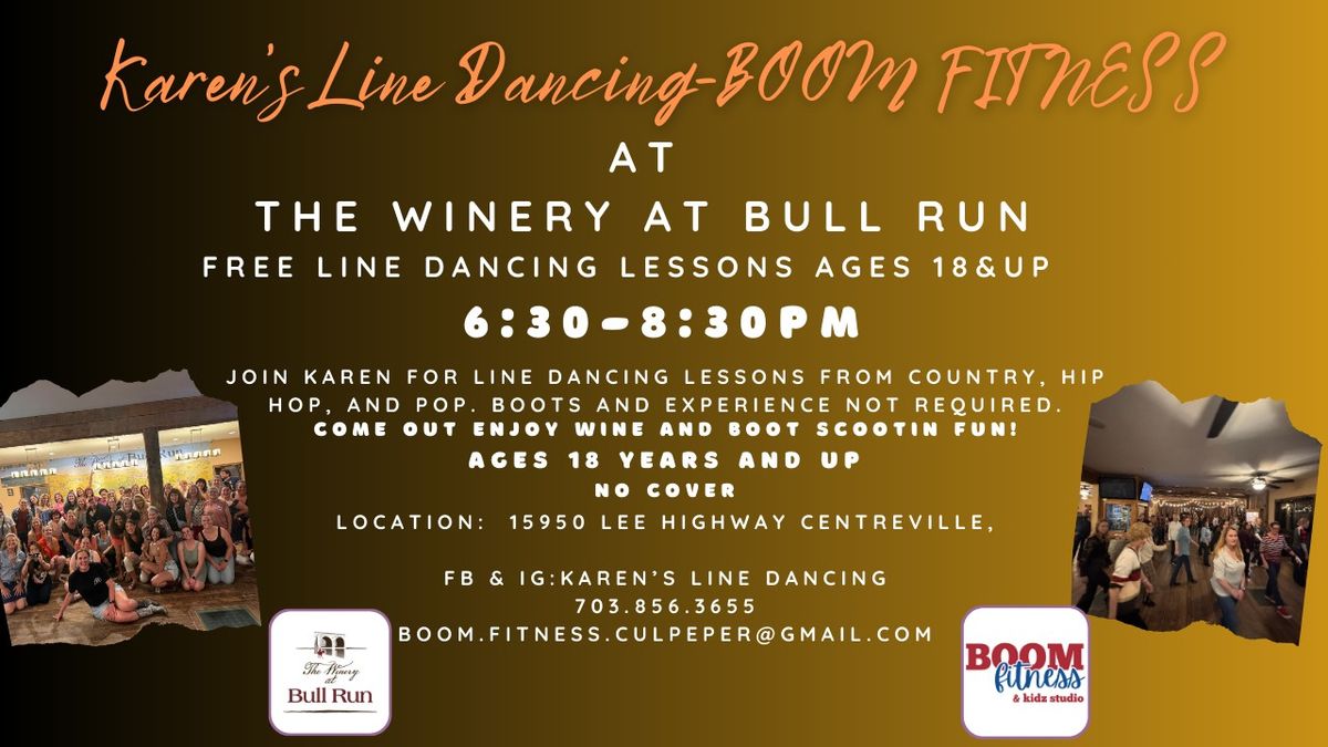 Karen's Line Dancing at The Winery at Bull Run