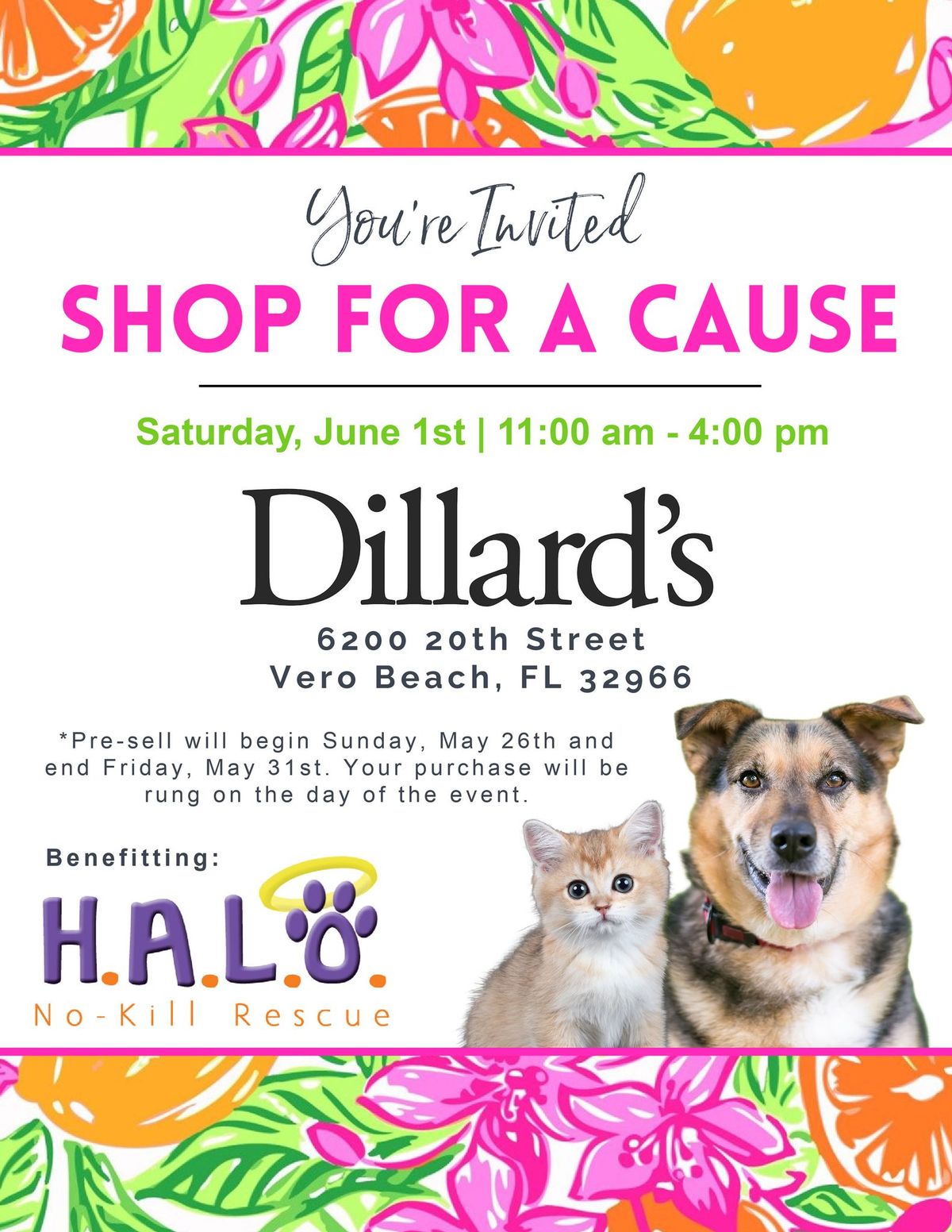 Dillard's Shop for a Cause!