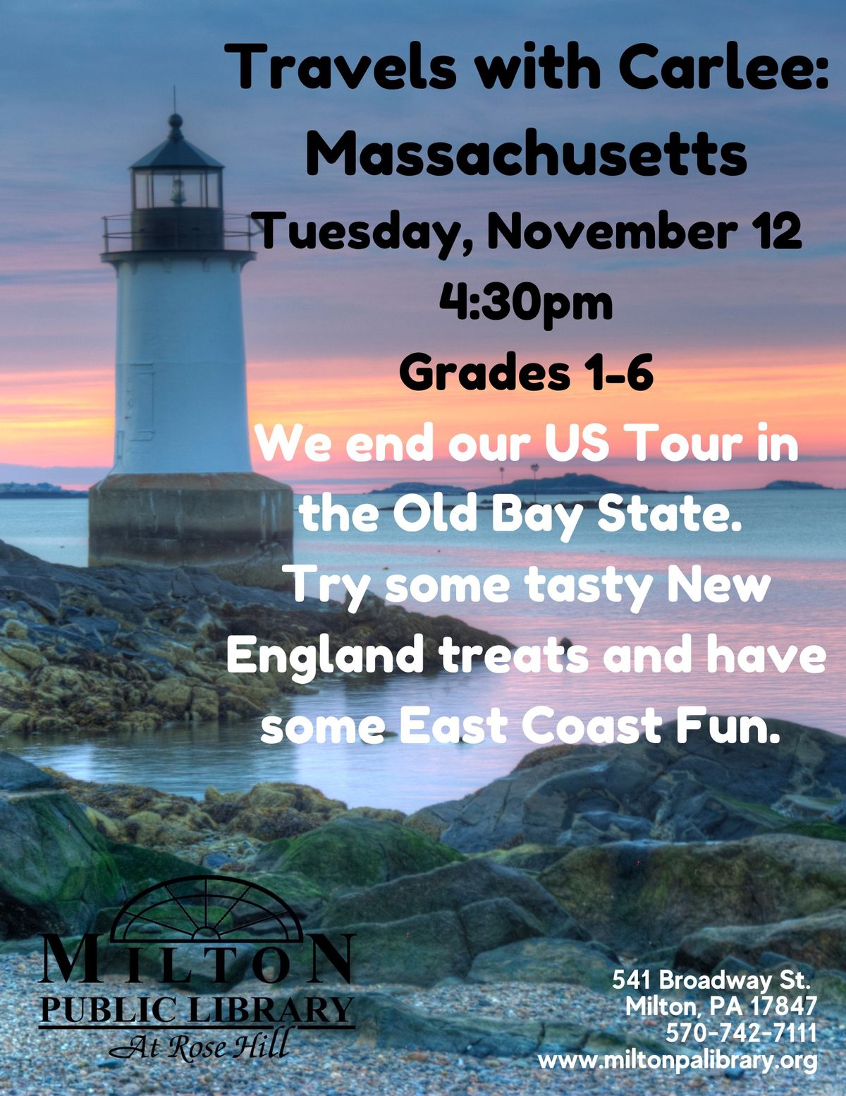 Travels with Carlee: Massachusetts