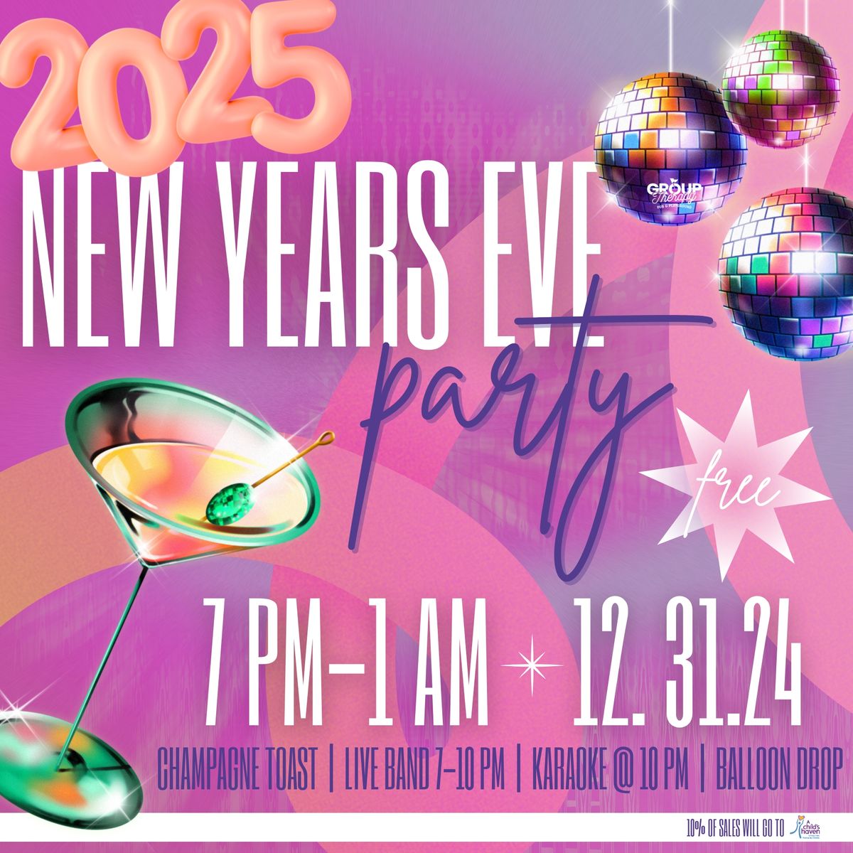 New Year's Eve Party at Group Therapy Pub & Playground