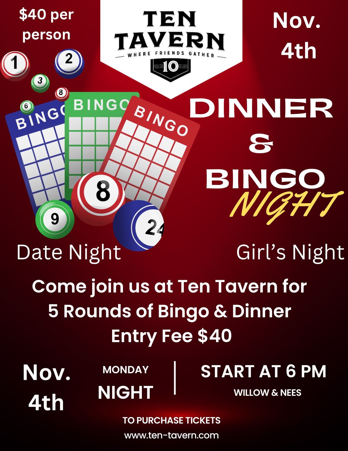 Dinner & Bingo