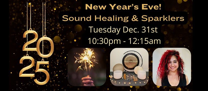 New Year's Sound Healing and Sparklers