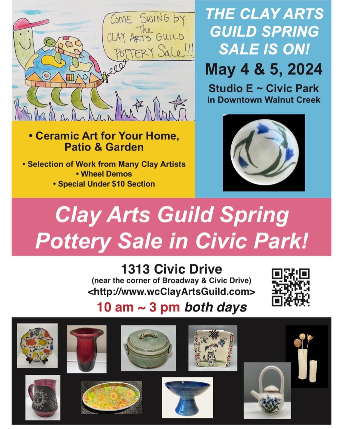 May pottery and ceramic sale