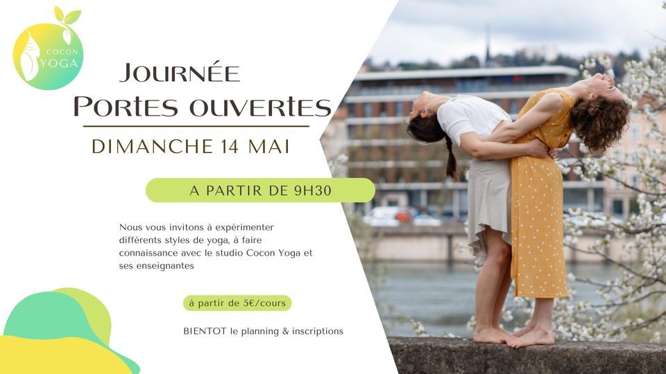 Cocon Yoga Lyon 7 - JOURNEE PORTES OUVERTES, 3 Rue Gustave Nadaud ...