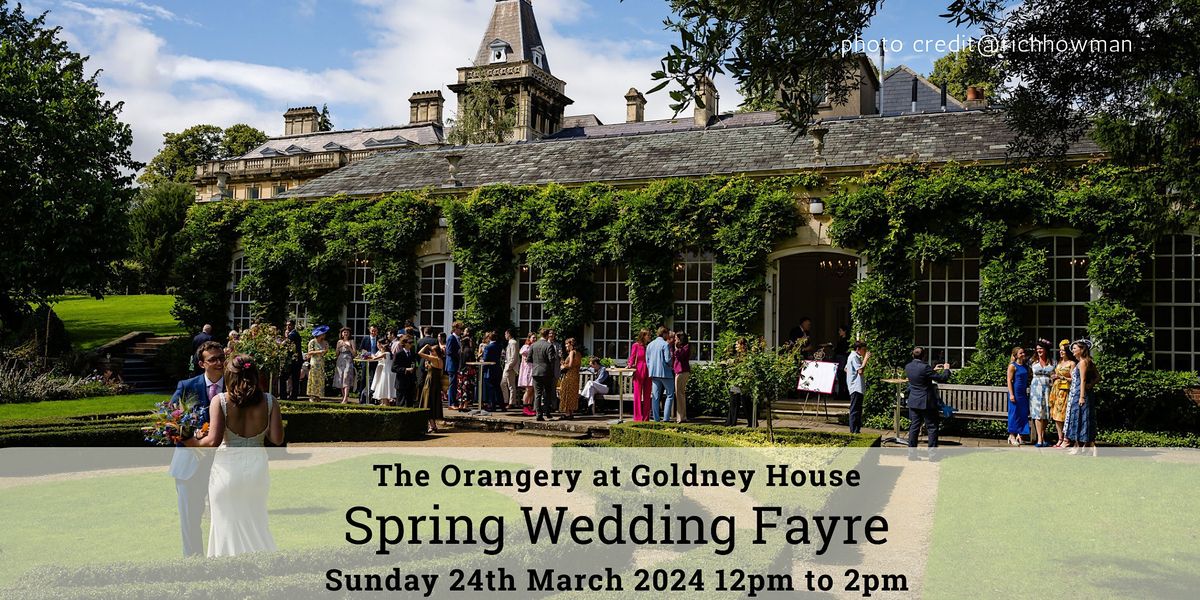 The Orangery at Goldney House Spring Wedding Fayre