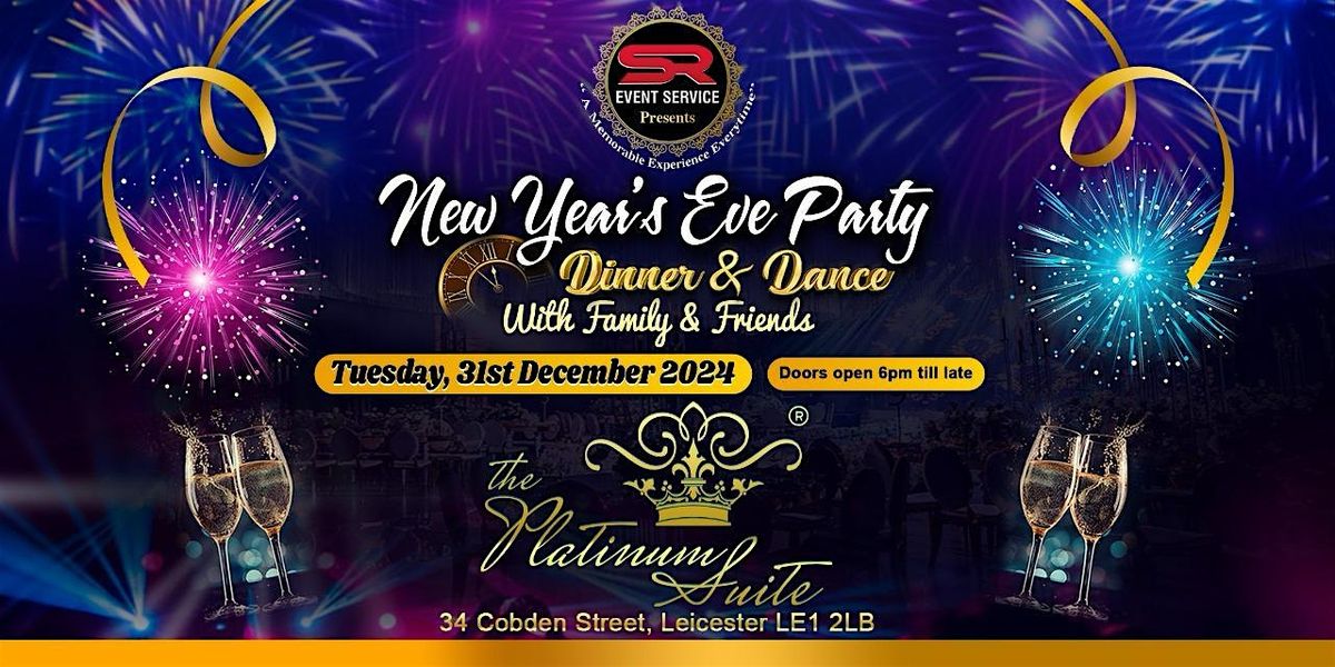 Bollywood New Year Eve Party 2024\/25 @ The Platinum Suite, Leicester