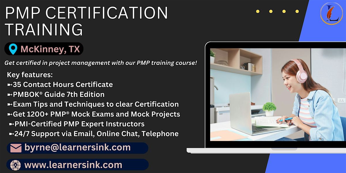 Confirmed 4 Day PMP exam prep workshop in McKinney, TX