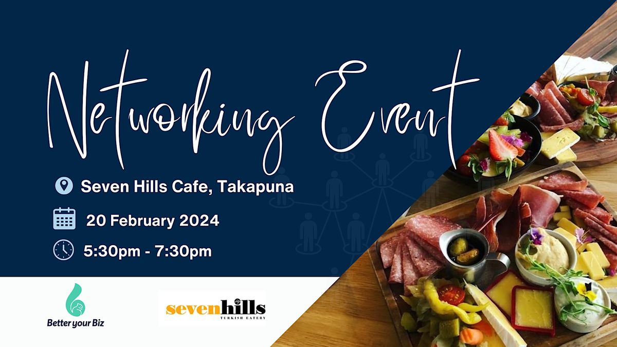 Pre-Christmas Networking event @ Seven Hills cafe Takapuna