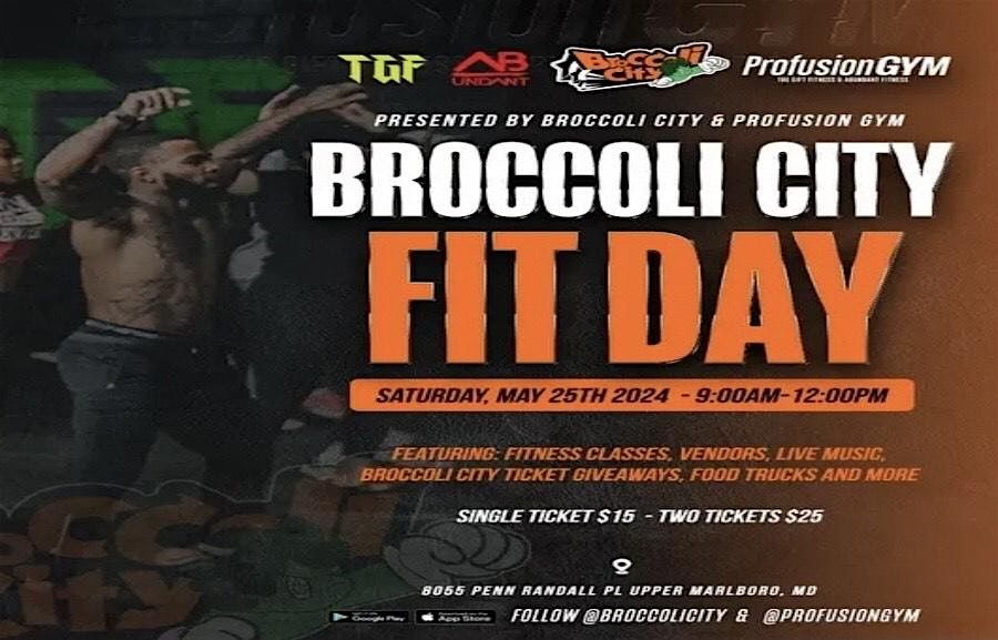 Broccoli City Fit Day w\/ Profusion Gym, Abundant Fitness & Rellest Training