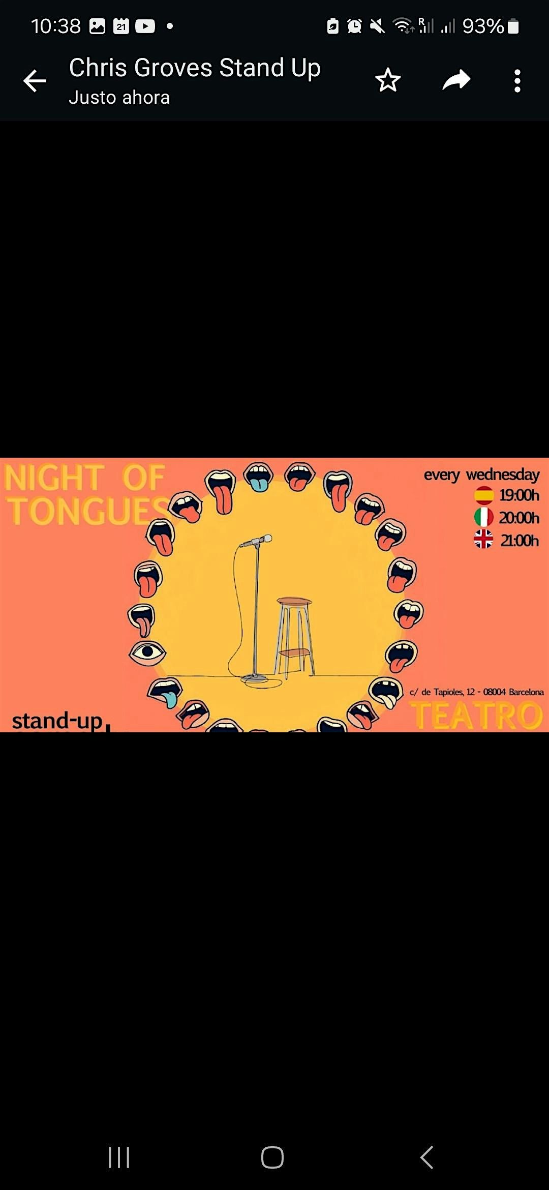 Metamorfosis Night of Tongues Open Mic