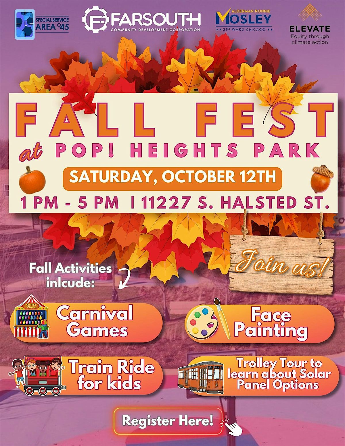 Fall Fest at POP! Heights Park!