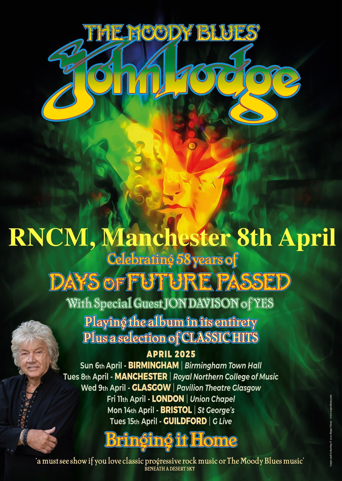 RNCM Manchester - The Moody Blues' John Lodge Performs Days of Future Passed - Bringing it Home