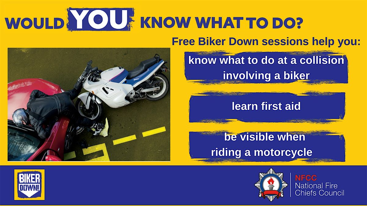 Biker Down Workshop -  Taunton Fire Station