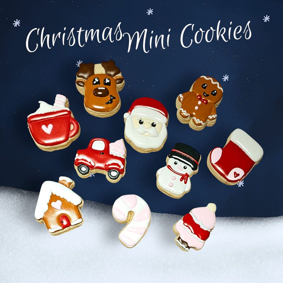 Christmas mini cookies