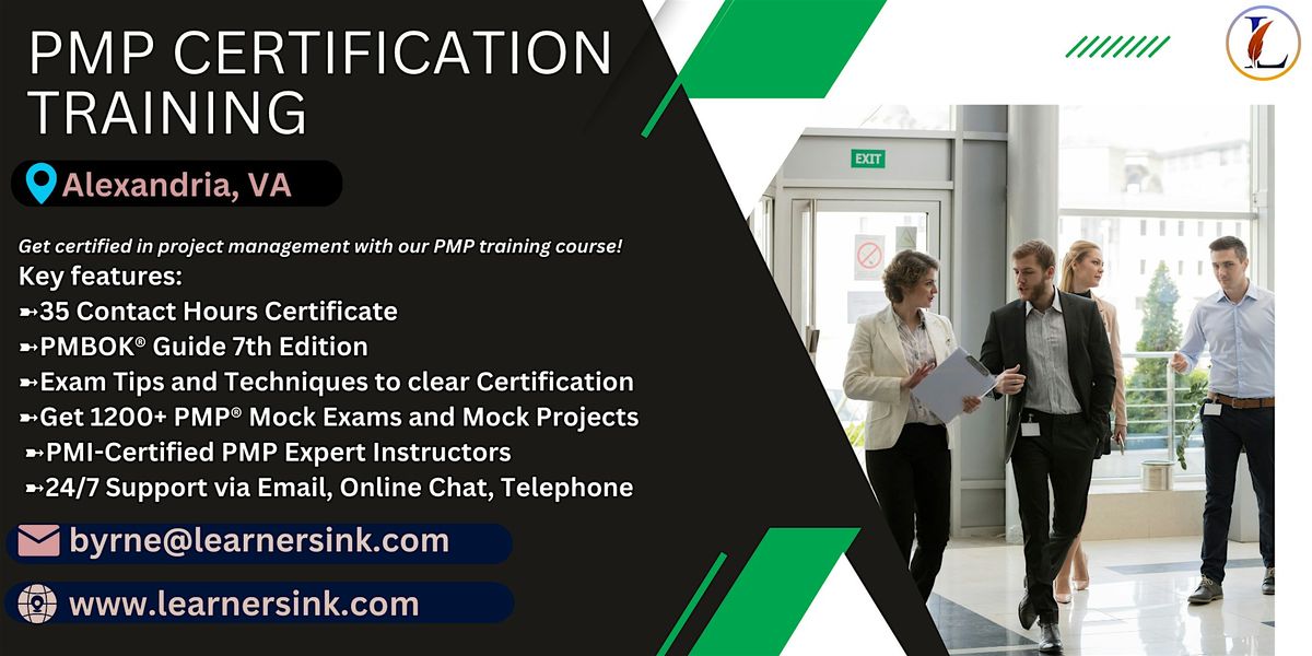 PMP Exam Prep Training Course in Alexandria, VA