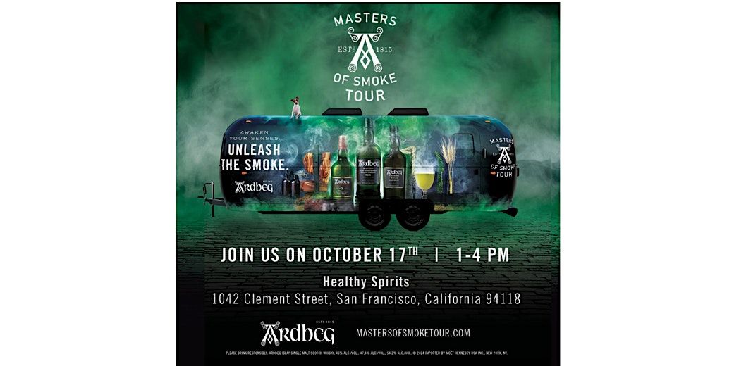 Ardbeg Masters of Smoke Tour Comes to San Francisco, CA