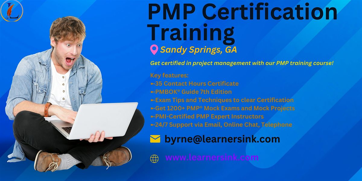 Confirmed PMP exam prep workshop in Sandy Springs, GA