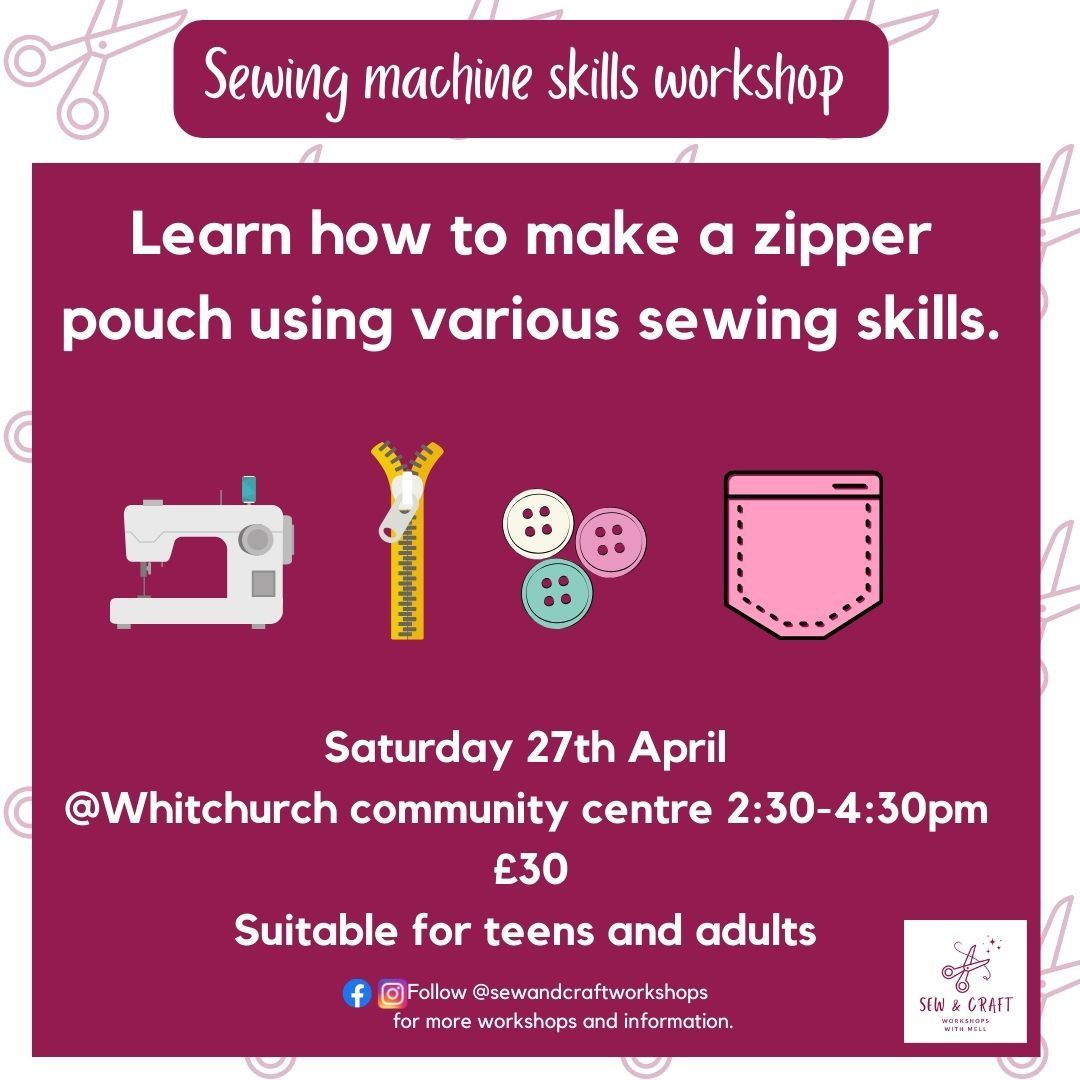 Sewing machine skills workshop