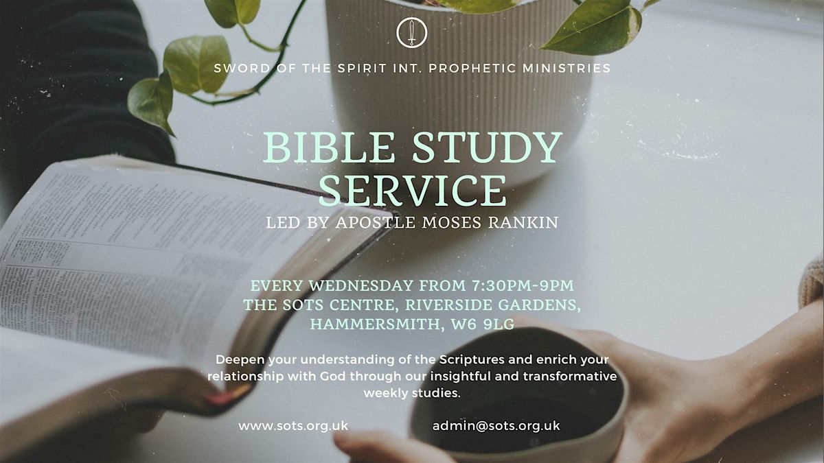 SOTS Weekly Bible Study