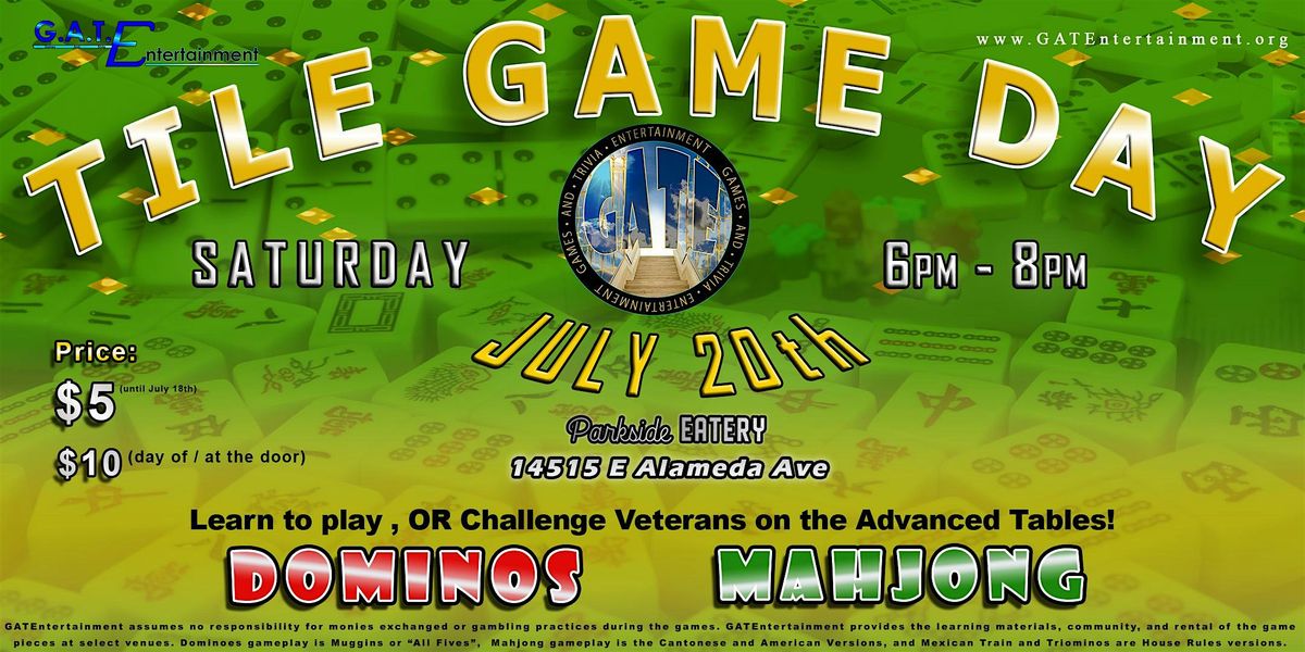TILE GAME DAY!! Vol.2 (Cantonese Mahjong and Dominos)