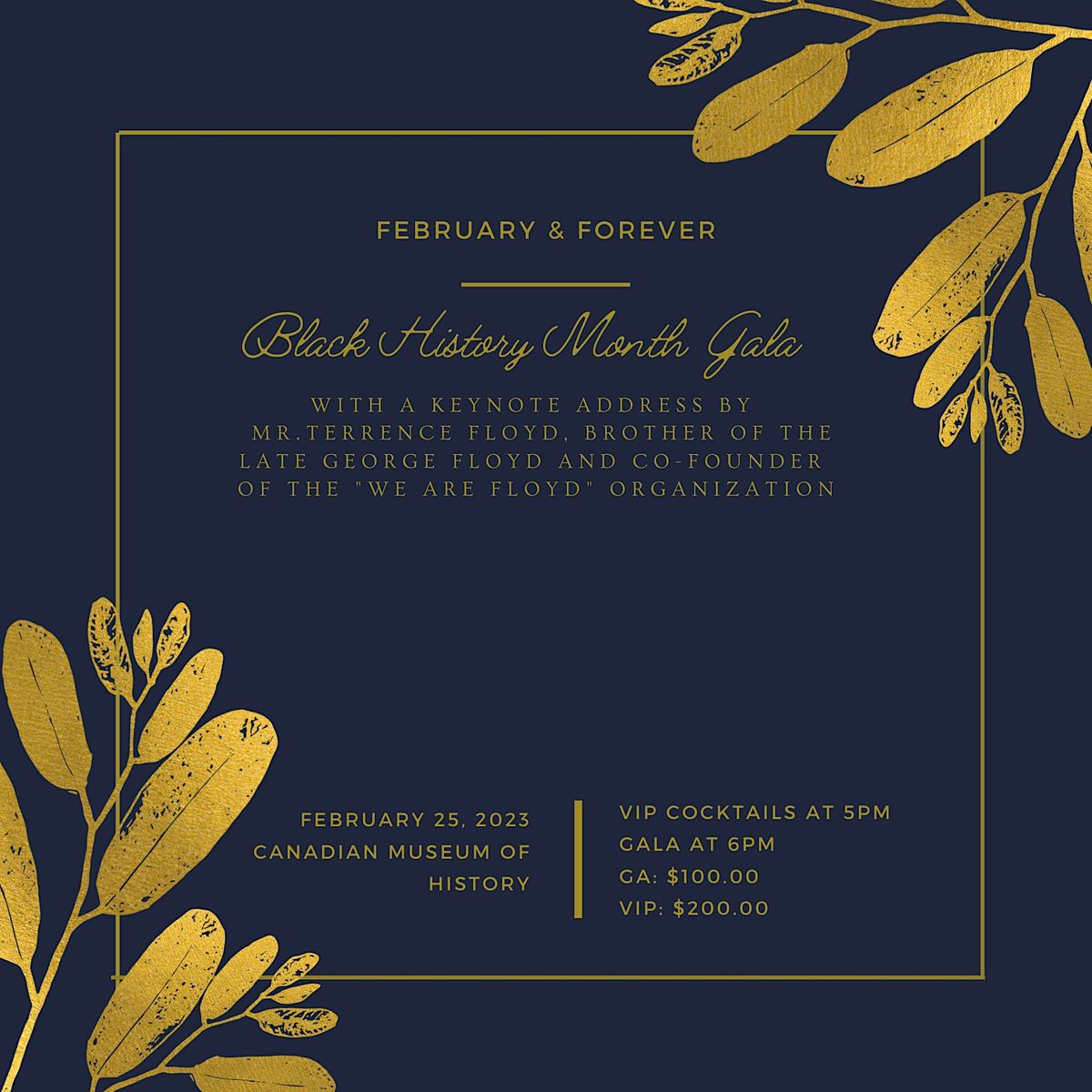 Black History Month Gala: February & Forever, Canadian Museum of ...