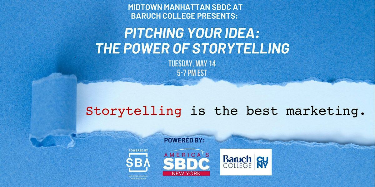 Pitching Your Idea: The Power of Storytelling