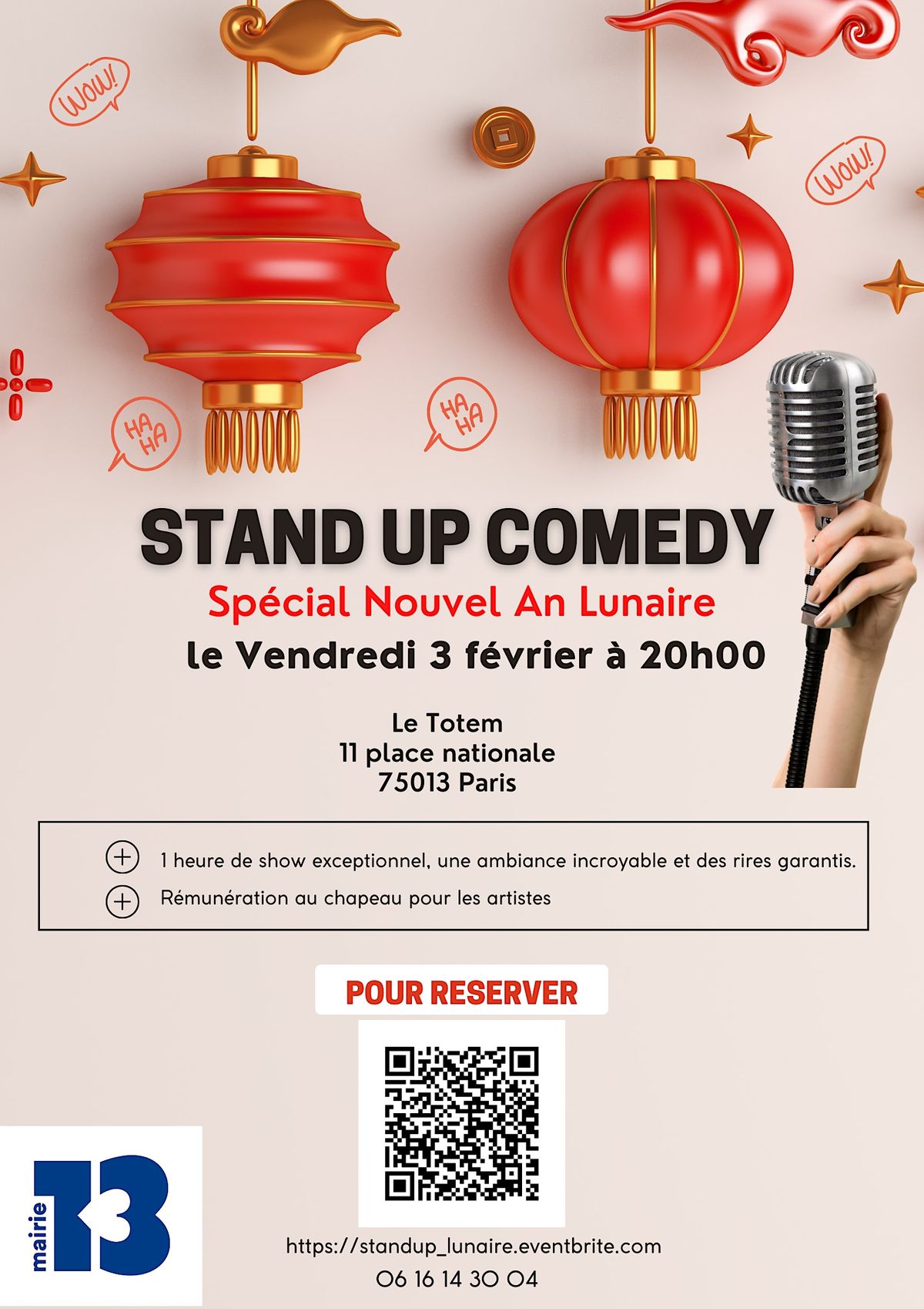 Stand up Comedy Sp\u00e9cial Nouvel An Lunaire