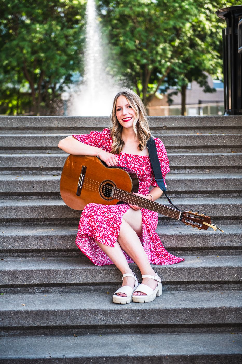 Elizabeth Lee at Downtown Franklin's First Friday