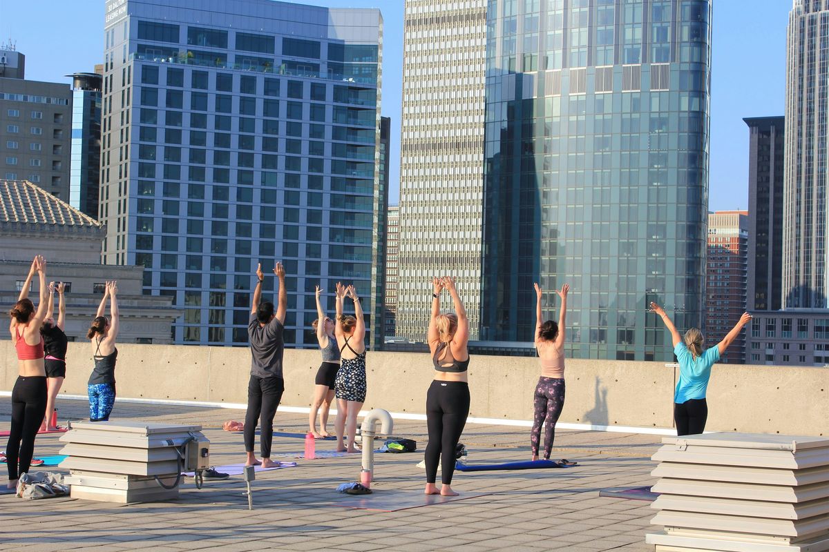 Rooftop Yoga with Sunset Dinner