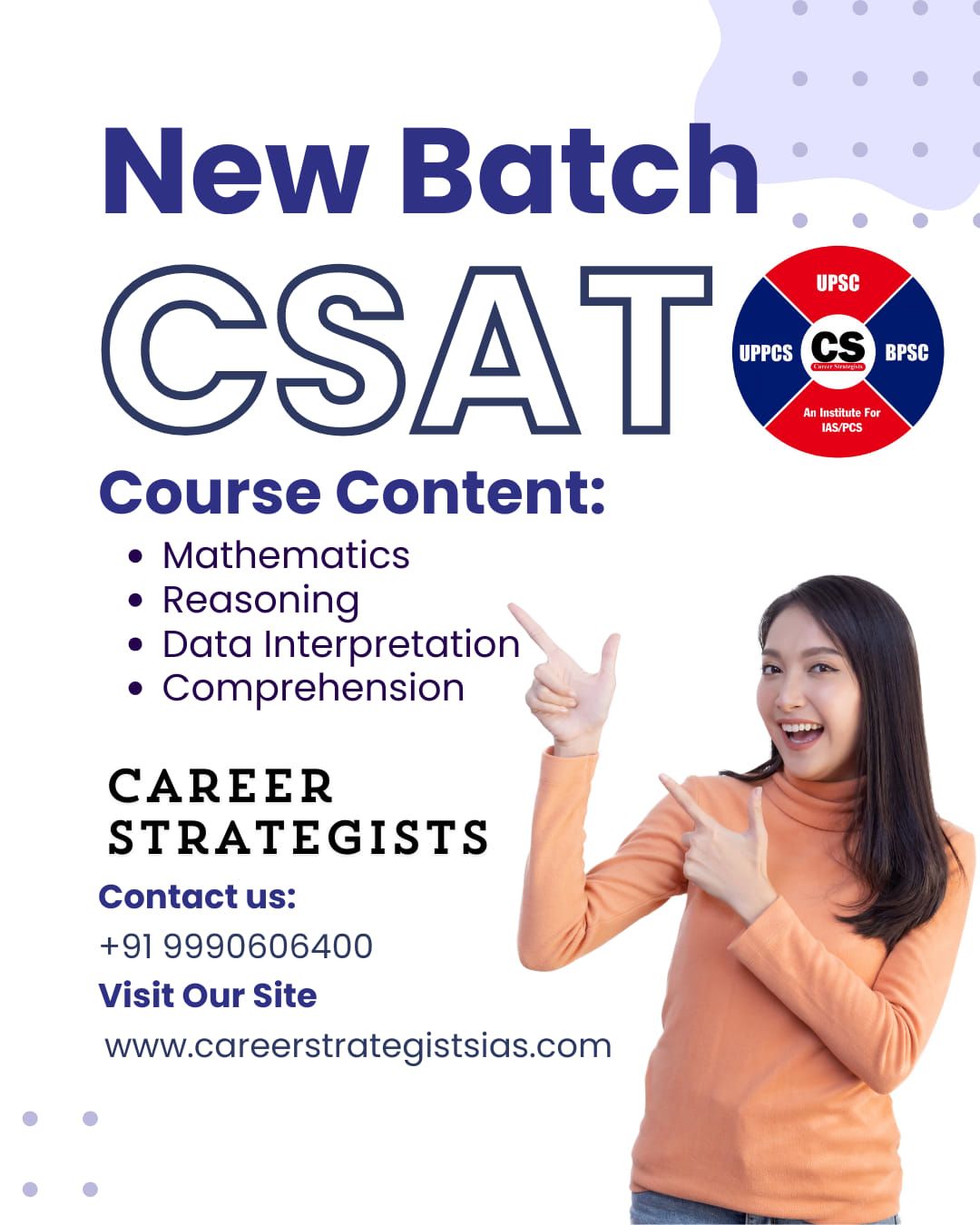 Career Strategists IAS : New batch for CSAT 