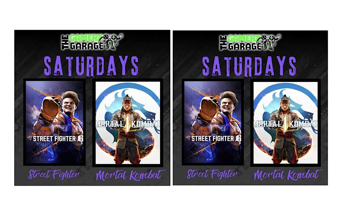 Street Fighter & Mortal Kombat Saturdays at The Gamerz Garage