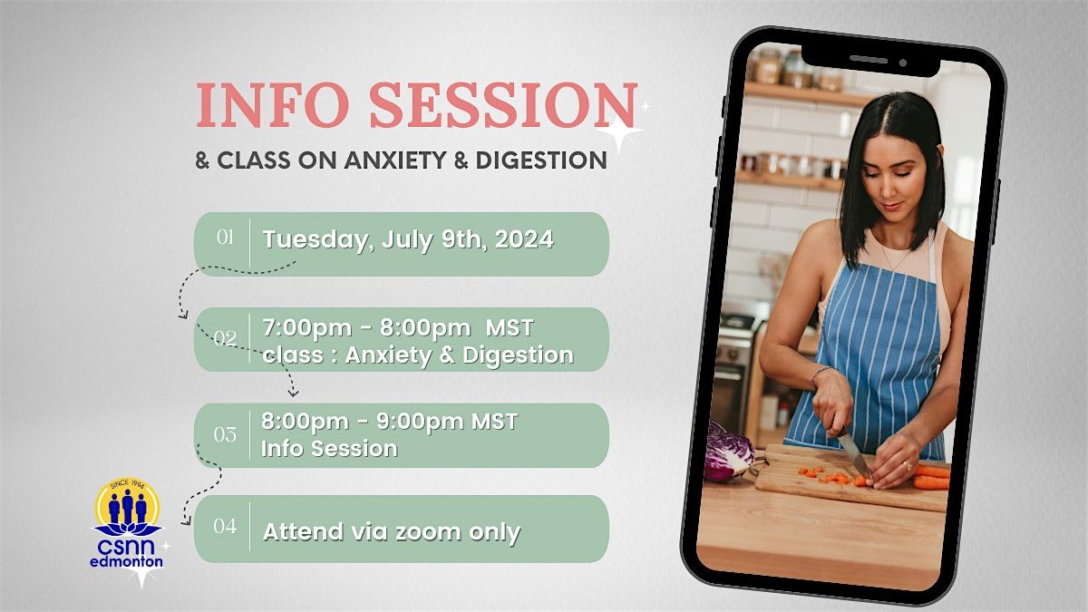 A Class on Anxiety and Digestion & Information Session