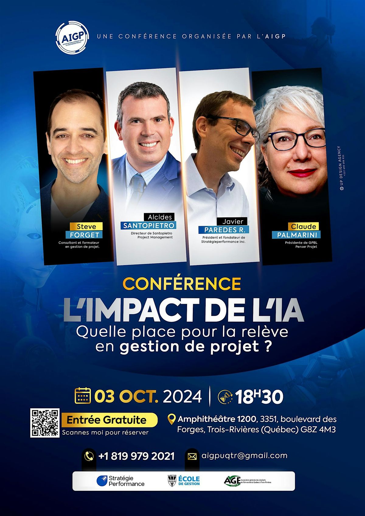 Conf\u00e9rence  sur l'impact de l'IA : quelle place pour  la rel\u00e8ve en gestion