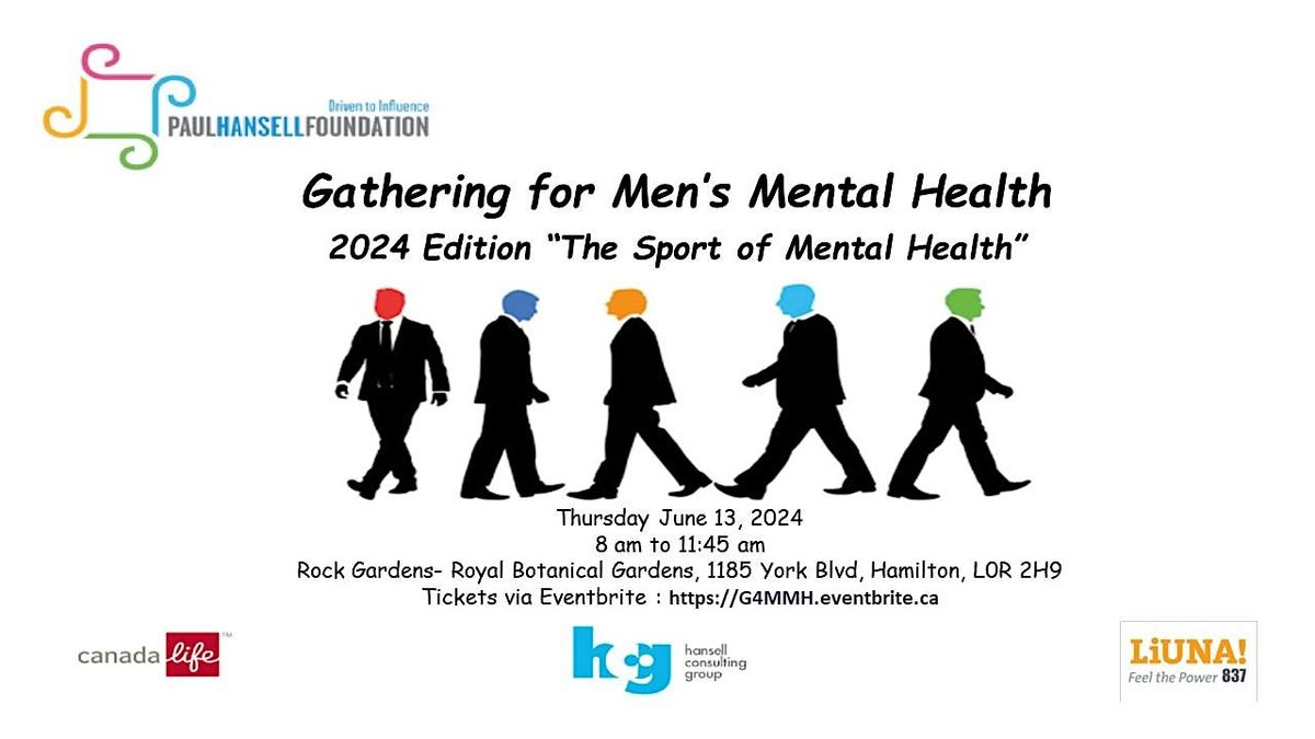 Gathering for Men's Mental Health  - The Sport of Mental Health