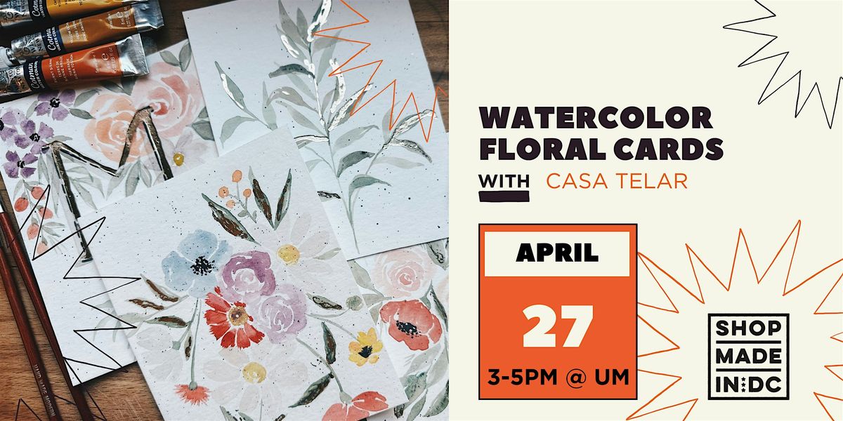 Watercolor Floral Cards w\/Casa Telar