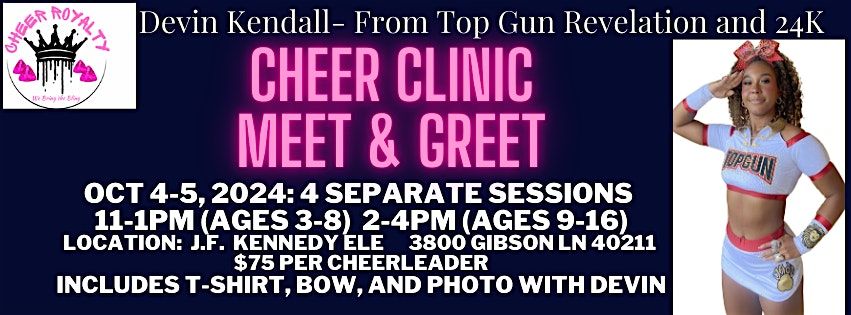 Cheer Clinic with Top Guns Devin Kendall