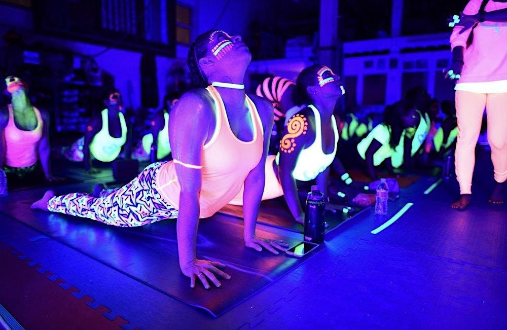 Glow and Flow: Black Light Yoga at Split Raleigh, Split Raleigh, 2 ...