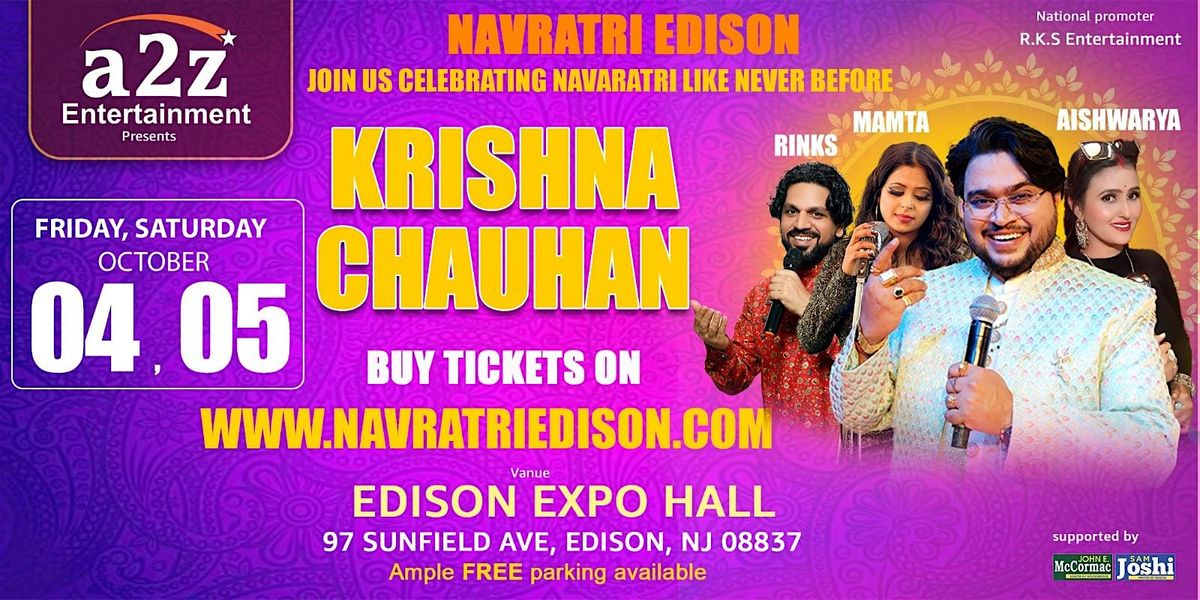 Krishna Chauhan  Garba at the Edison  New Jersey