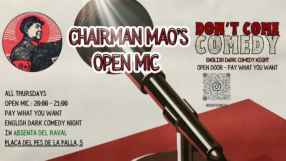 Chairman Mao's Comedy Mic presents: Dark Comedy in English