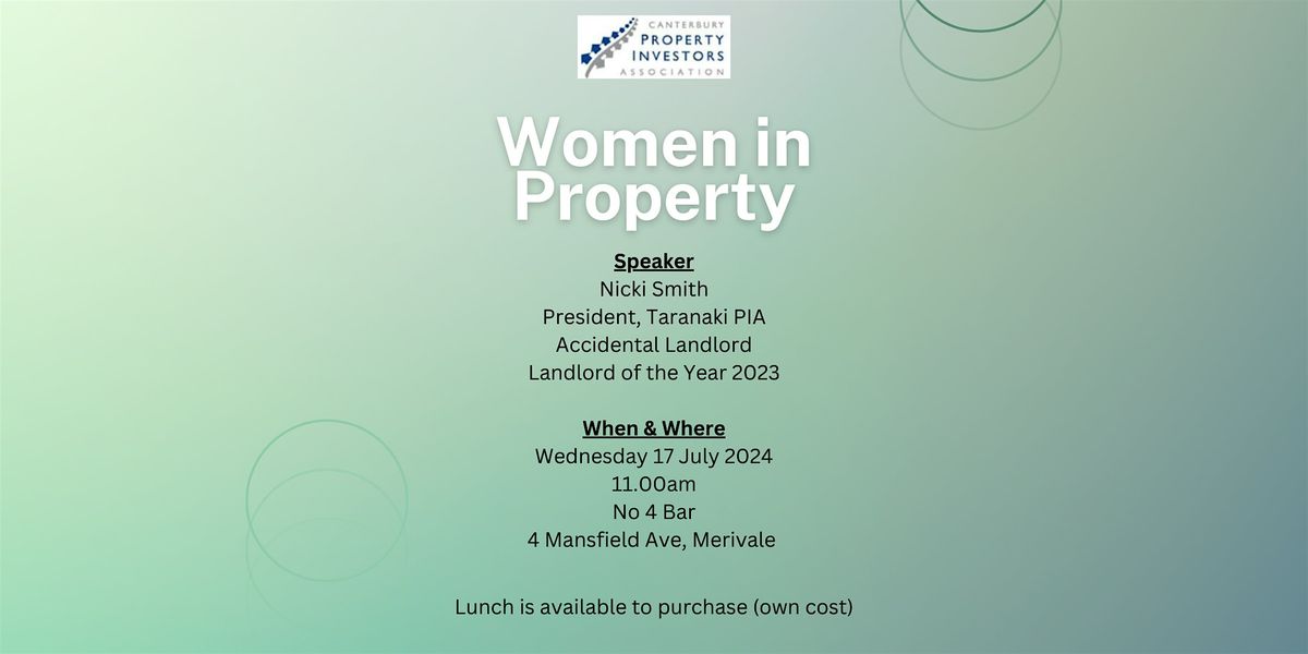 CPIA Women in Property