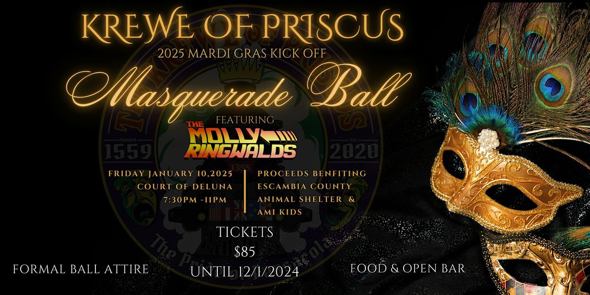 2025 KREWE OF PRISCUS MARDI GRAS KICK OFF MASQUERADE BALL