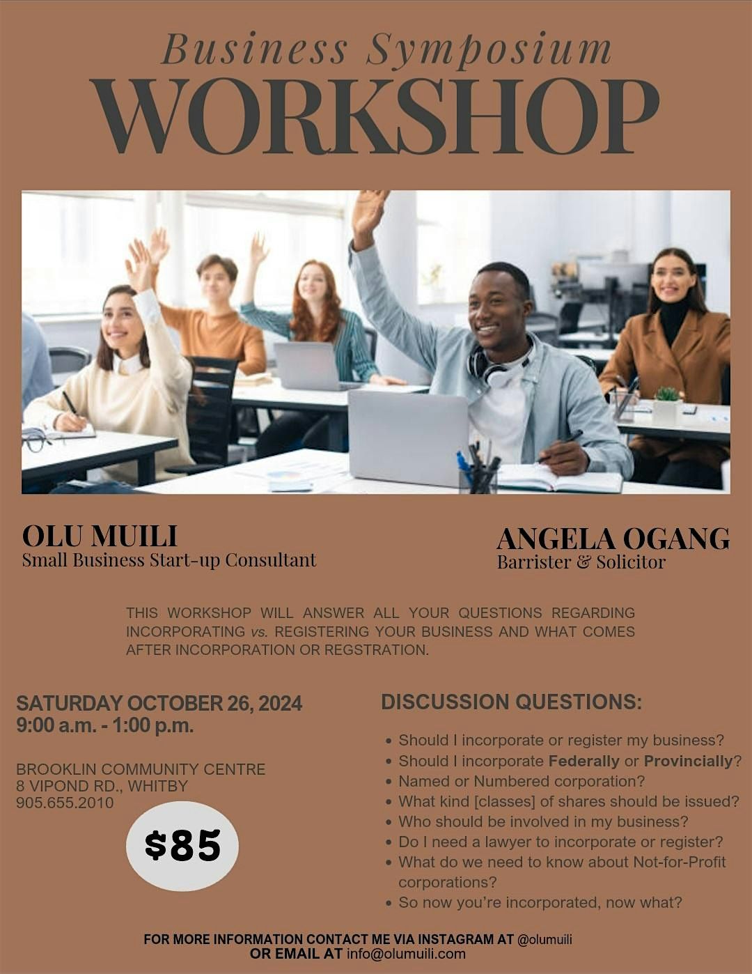 BUSINESS SYMPOSIUM WORKSHOP